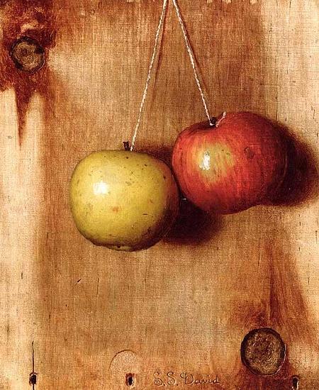 DeScott Evans De Scott Evans: Hanging Apples Germany oil painting art